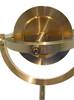 Close up of brass lecture gyroscope